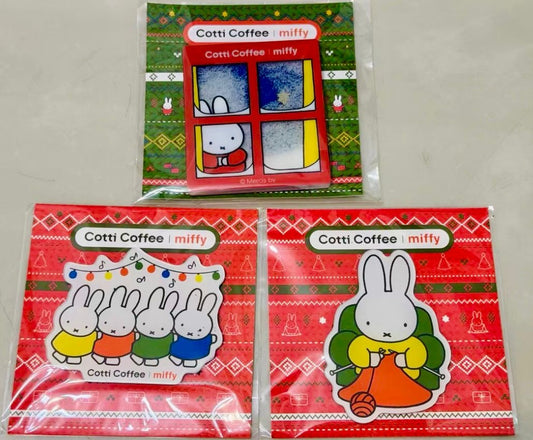 Miffy 大陸Cotti Coffee限量版 磁石貼