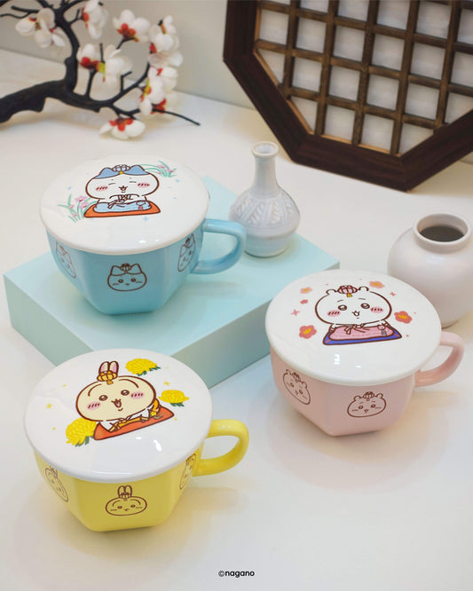 Chiikawa 韓國首爾限定 Mug 陶瓷杯連蓋