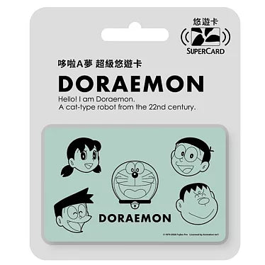 多啦A夢 台灣悠遊卡 好朋友們