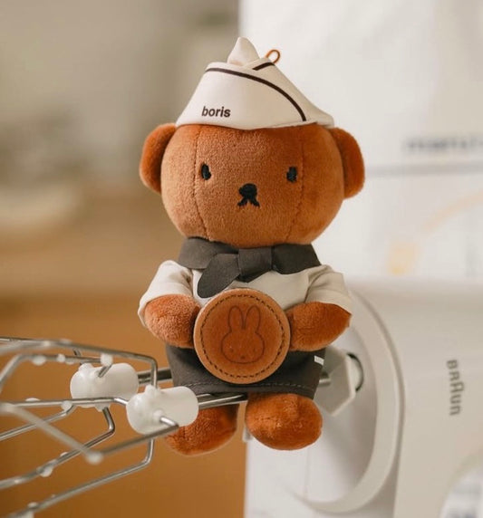 Miffy 韓國慶州限定 Boris麵包師傅公仔掛件