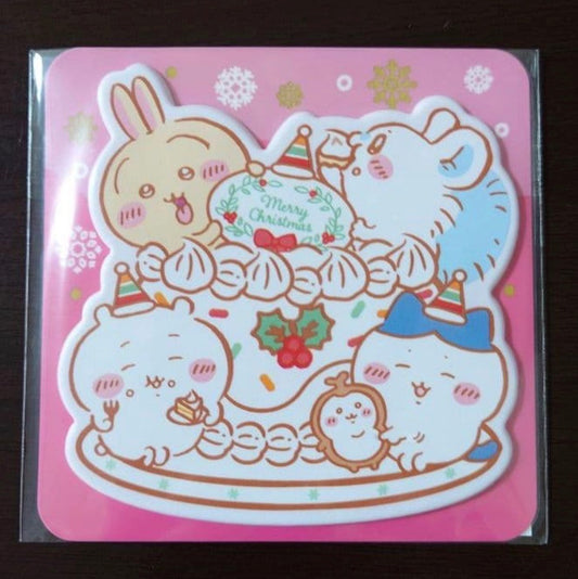 Chiikawa 絕版限量聖誕節食蛋糕泡泡貼紙