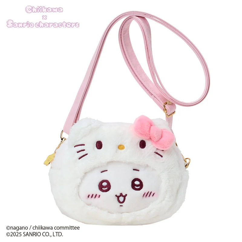 (2-3星期到貨)Chiikawa x Sanrio 限定斜孭袋(小可愛 x Hello Kitty)