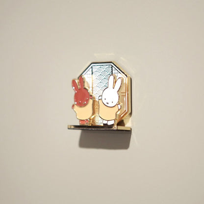 Miffy 韓國限定 韓式古風立體磁石貼