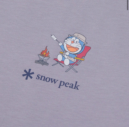 多啦A夢 x Snow Peak 韓國限定小童T-Shirt 燒嘢食款