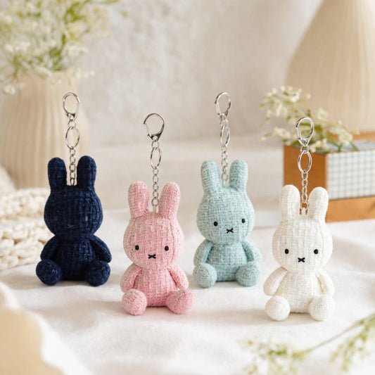 Miffy 韓國限定 小香風編織公仔掛飾