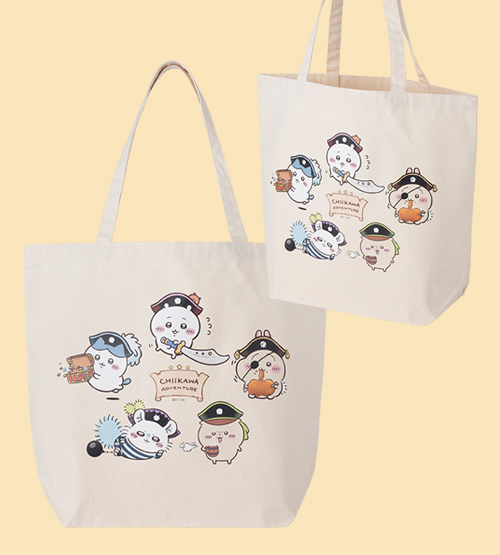 Chiikawa 台場冒險王 海盜全角色tote bag
