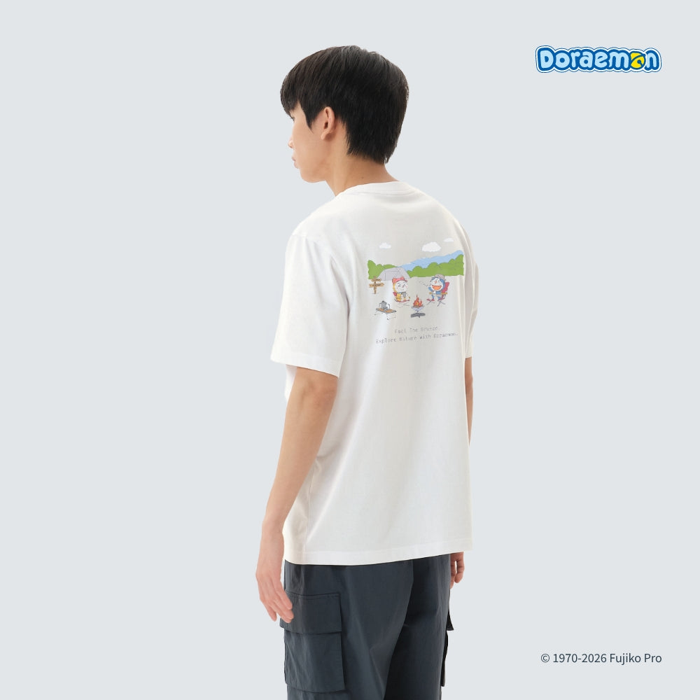 多啦A夢 x Snow Peak 韓國限定成人T-Shirt 燒嘢食款