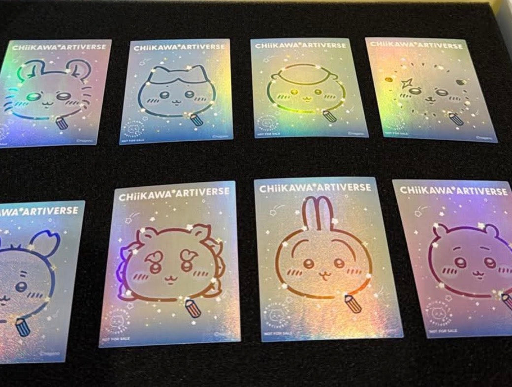 Chiikawa Artiverse 香港限定迴旋木馬系列 幻彩貼紙