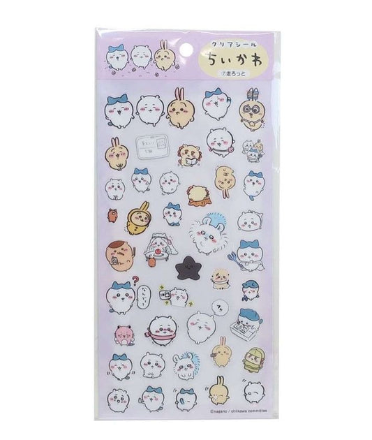 Chiikawa Clear Sticker 全角色走路款