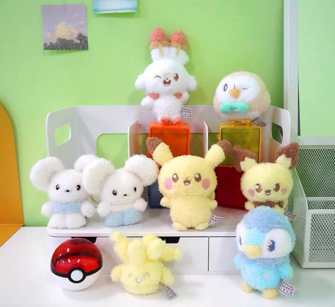 Pokémon 韓國限定 毛絨絨公仔掛飾