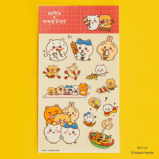 Kakao Friends x Chiikawa 貼紙(紅色)