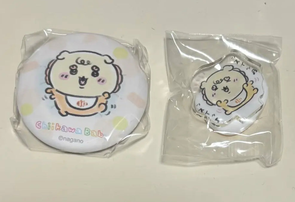 Chiikawa Baby 特典限定 風獅襟章&立牌套裝