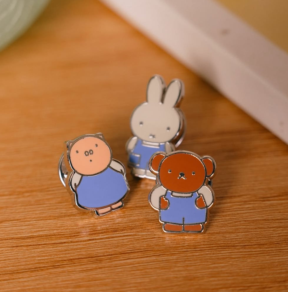(1月到貨)Miffy 韓國首爾限定 Denim牛仔布衫徽章