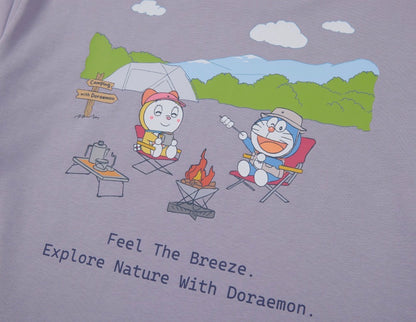 多啦A夢 x Snow Peak 韓國限定小童T-Shirt 燒嘢食款