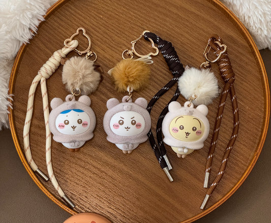 Miniso x Chiikawa 毛絨絨系列 植絨掛件