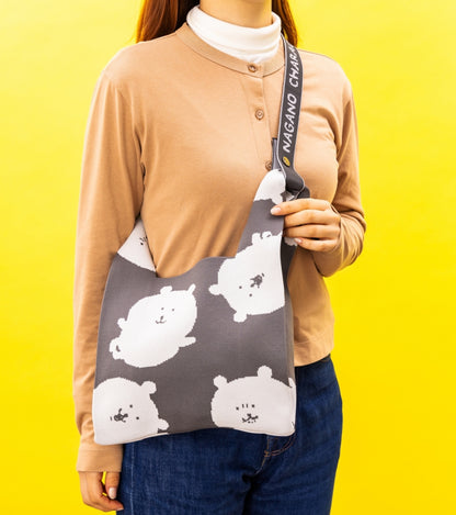 Nagano 角色針織tote bag 環保袋