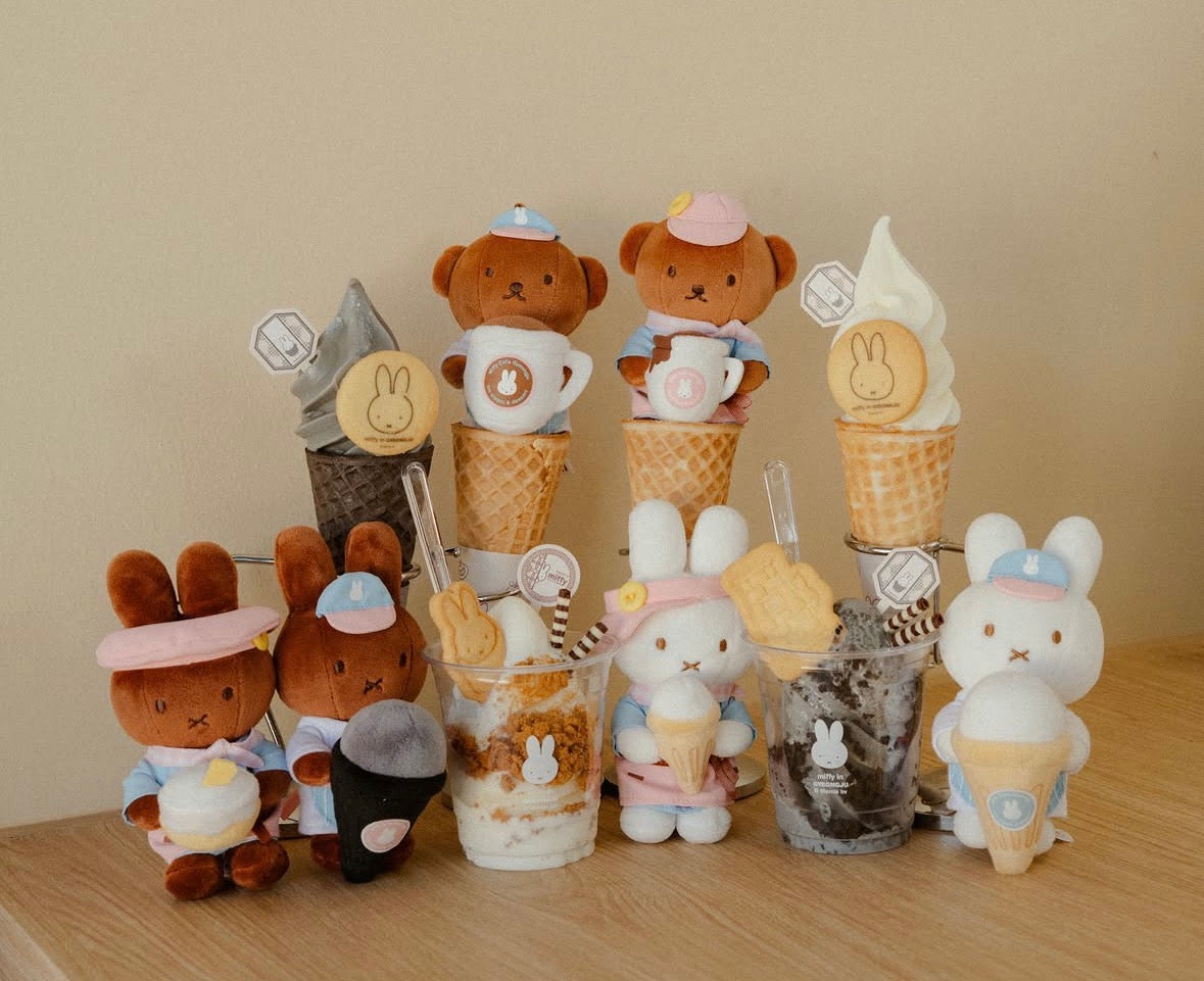 Miffy 韓國慶州限定 Mellow Edition 雪糕公仔掛飾