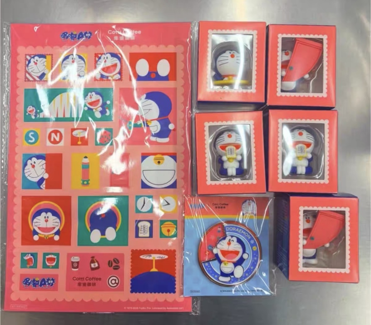 多啦A夢 大陸Cotti Coffee限量商品