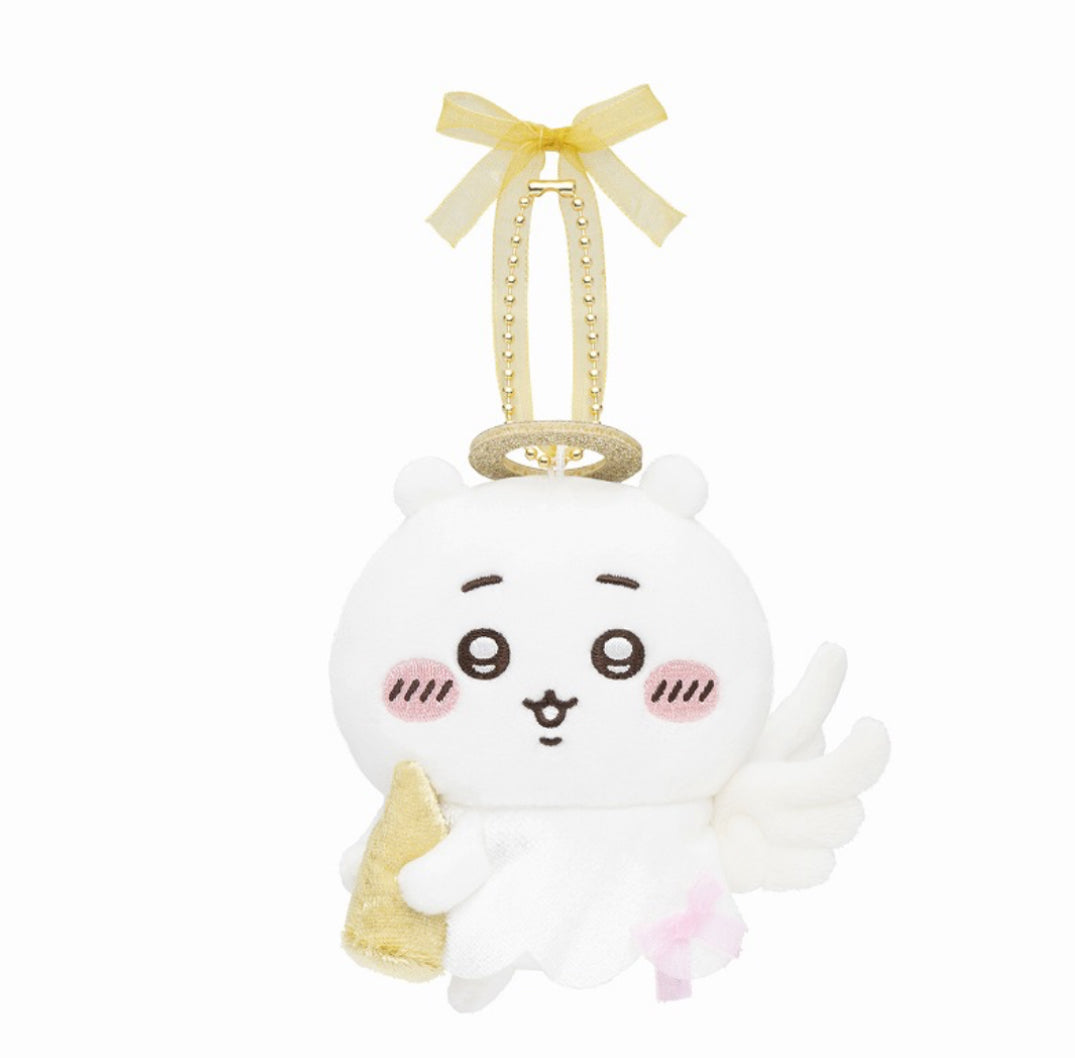 Nagano x Chiikawa 聖誕天使公仔掛飾