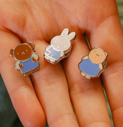 (1月到貨)Miffy 韓國首爾限定 Denim牛仔布衫徽章