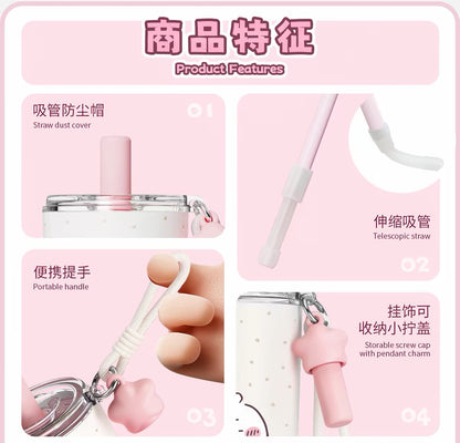 Miniso x Chiikawa 650mL 甜星保溫保冷杯連吸管
