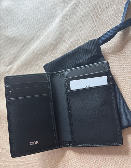 Dior VIP會員限定非賣品 黑色小牛皮卡套
