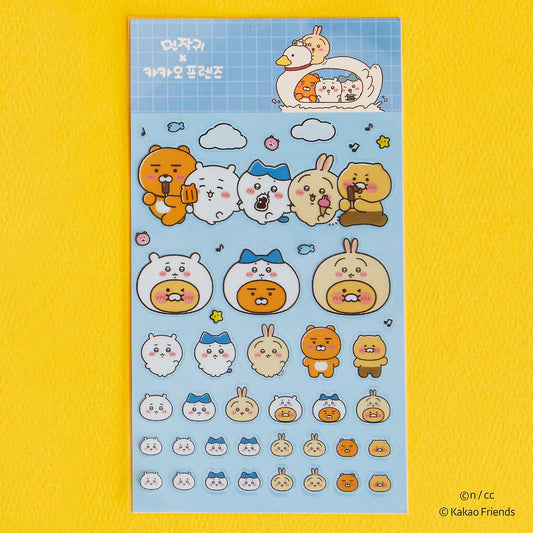 Kakao Friends x Chiikawa 貼紙(藍色)