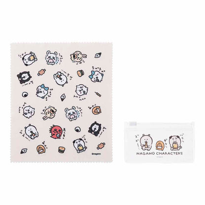 Nagano 眼鏡布連收納袋 - 全角色得意樣