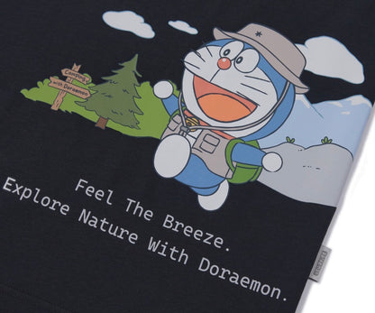 多啦A夢 x Snow Peak 韓國限定成人T-Shirt 去露營款￼