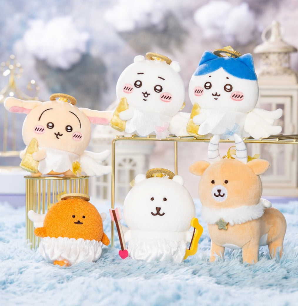 Nagano x Chiikawa 聖誕天使公仔掛飾
