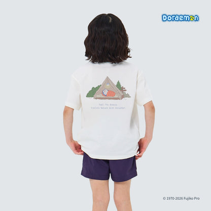 多啦A夢 x Snow Peak 韓國限定小童T-Shirt 訓睡袋款