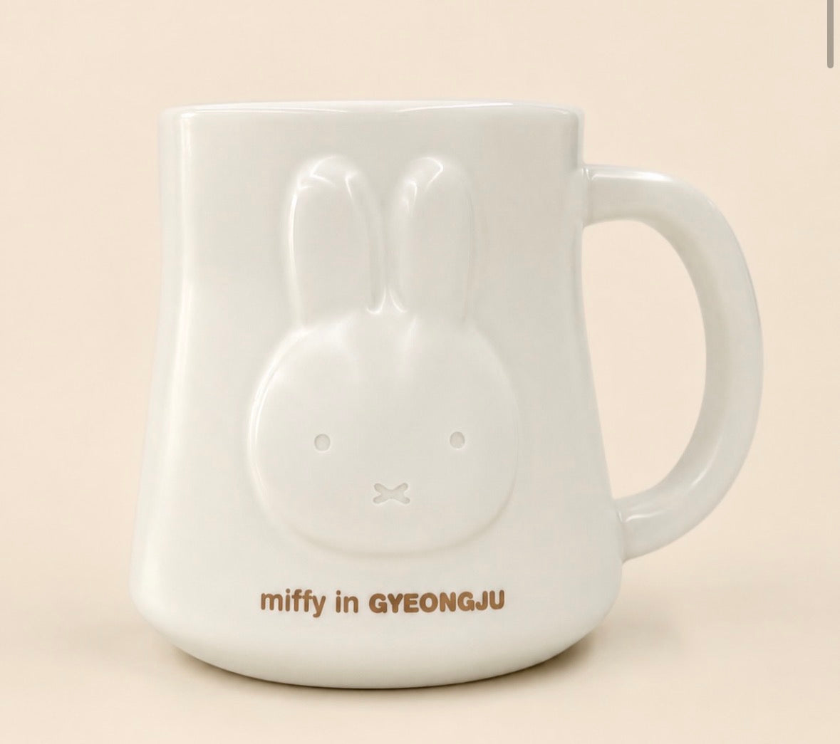 Miffy 韓國慶州限定 瞻星台浮雕立體陶瓷杯