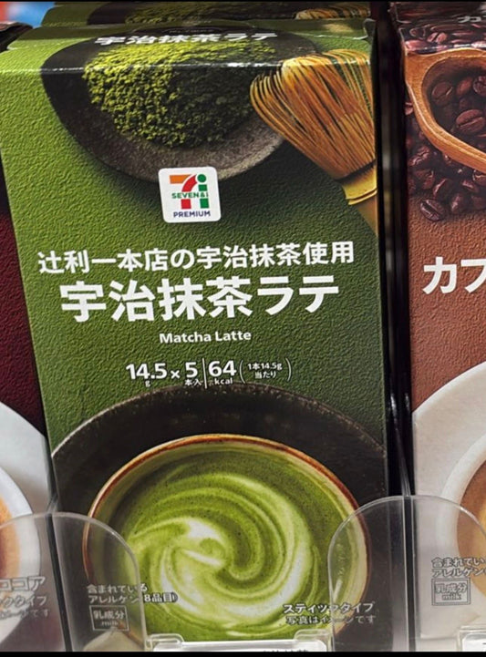日本7–11限定 宇治抹茶拿鐵 5包入