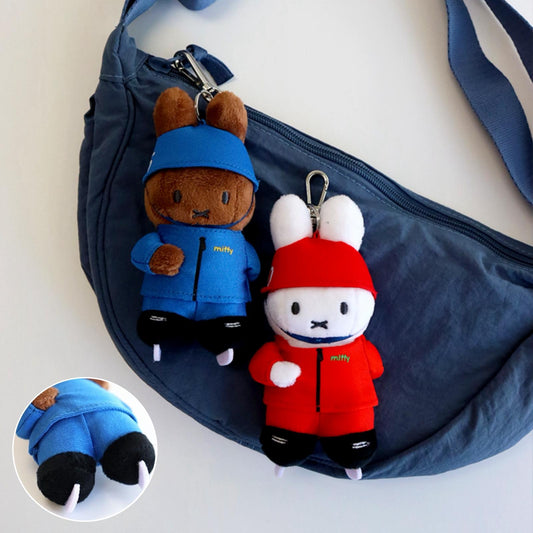 Miffy 韓國限定冬奧系列 短道速滑公仔掛飾