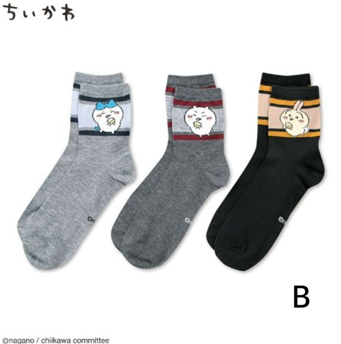 (1月到貨)Chiikawa短襪三對套裝