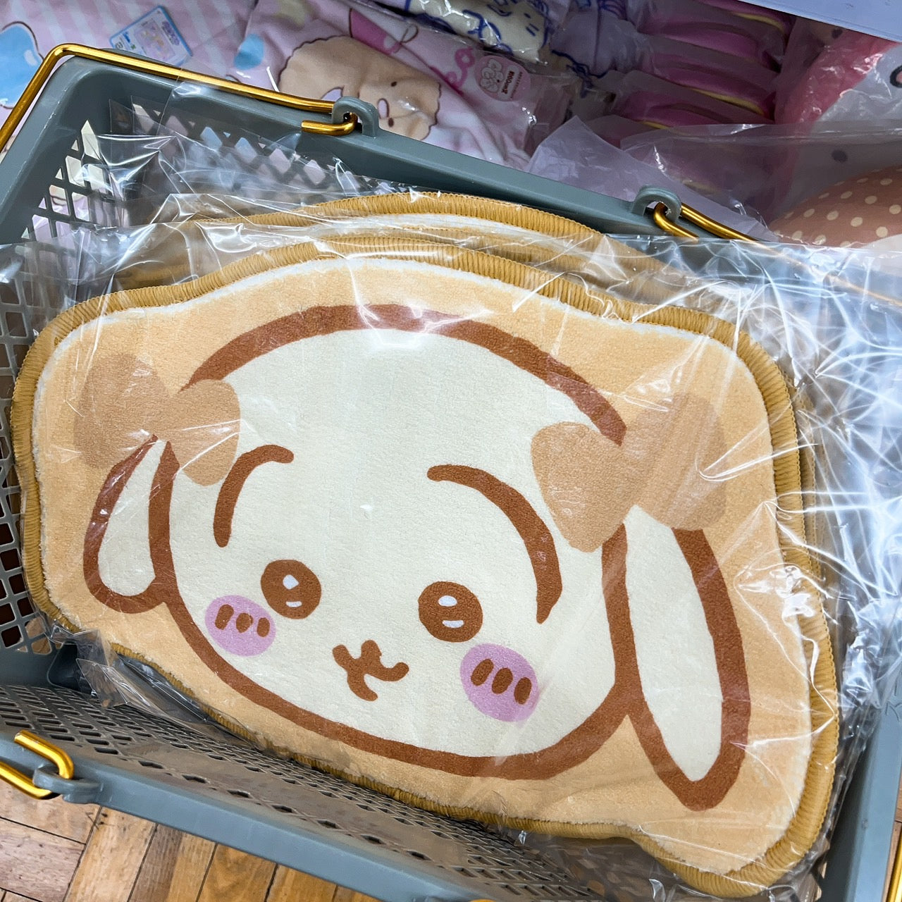 Chiikawa 絲帶大頭防滑地毯