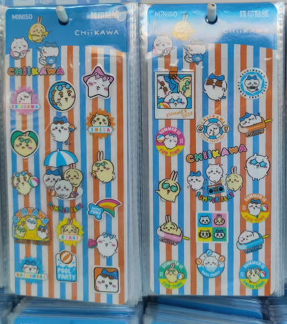 Miniso x Chiikawa 夏日轉印貼紙