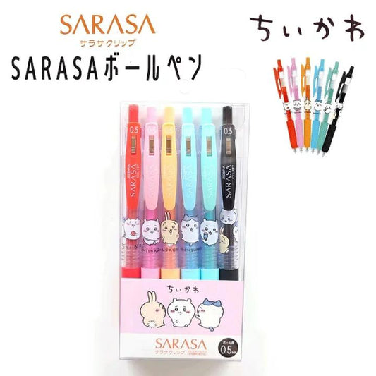 Chiikawa Sarasa 6支筆套裝