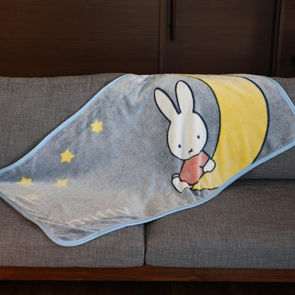 Miffy月亮灰色毛毛Blanket