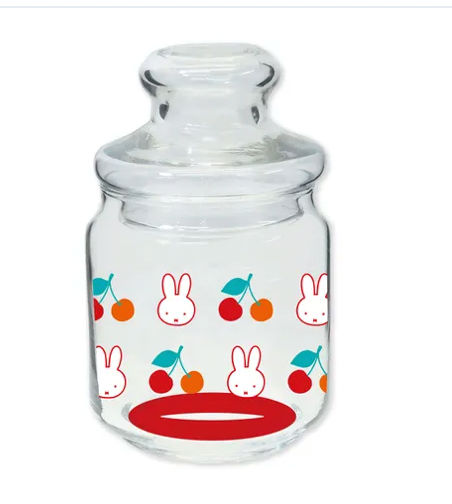 Miffy and Strawberry 玻璃樽