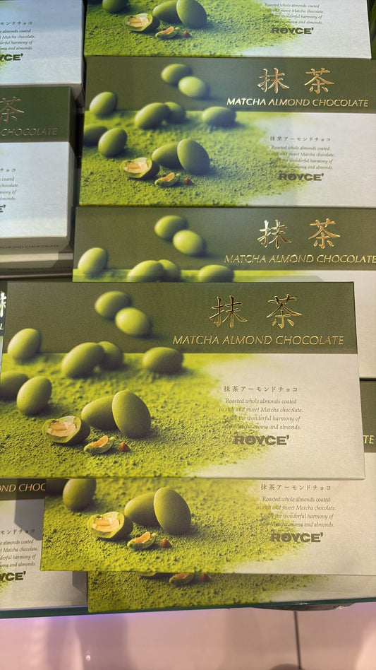 Royce 綠茶杏仁朱古力