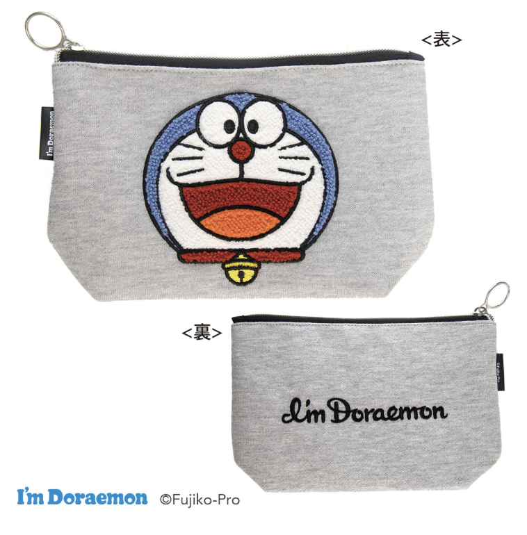 多啦A夢灰色大頭Pouch