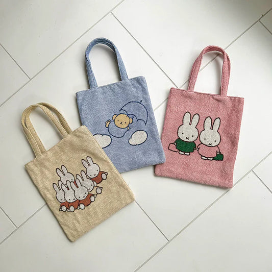 Miffy 布紋 Tote Bag