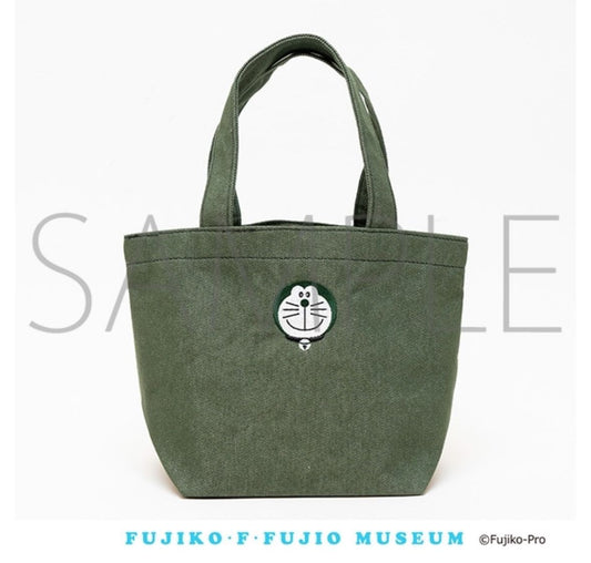 不二雄館限定 多啦A夢刺繡章牛仔布Tote Bag