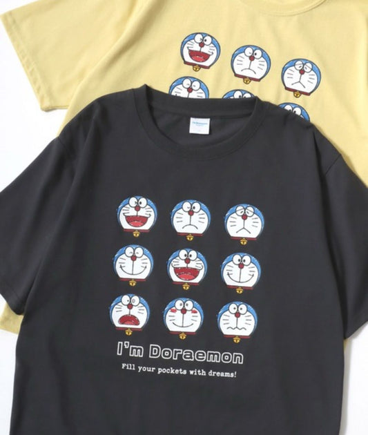 多啦A夢多表情T-Shirt