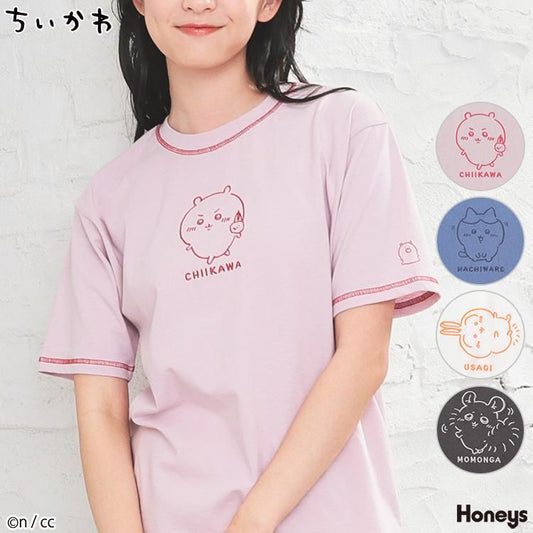 Chiikawa x Honey 印花T-shirt