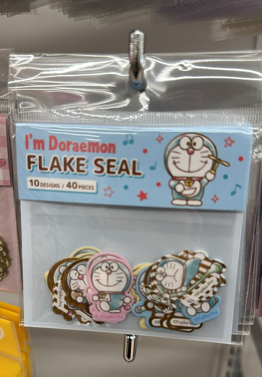 I'm Doraemon Flake Seal Sticker