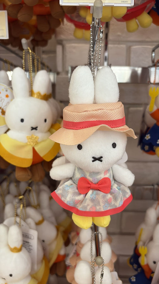 MIFFY 豪斯登堡限定 太陽帽公仔掛飾