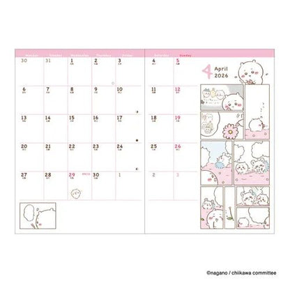 (9月到貨)2026 Chiikawa B6 Schedule Book