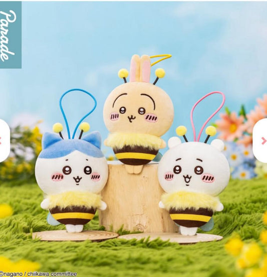 日本7–11限定 Chiikawa蜜蜂公仔掛飾